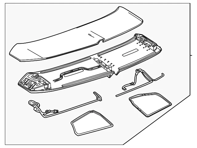 Spoiler Assembly - GM (85098466)
