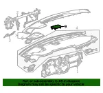 Speaker Grille - GM (85103484) - view 8