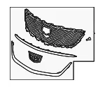 Upper Grille - GM (85104593) - view 4