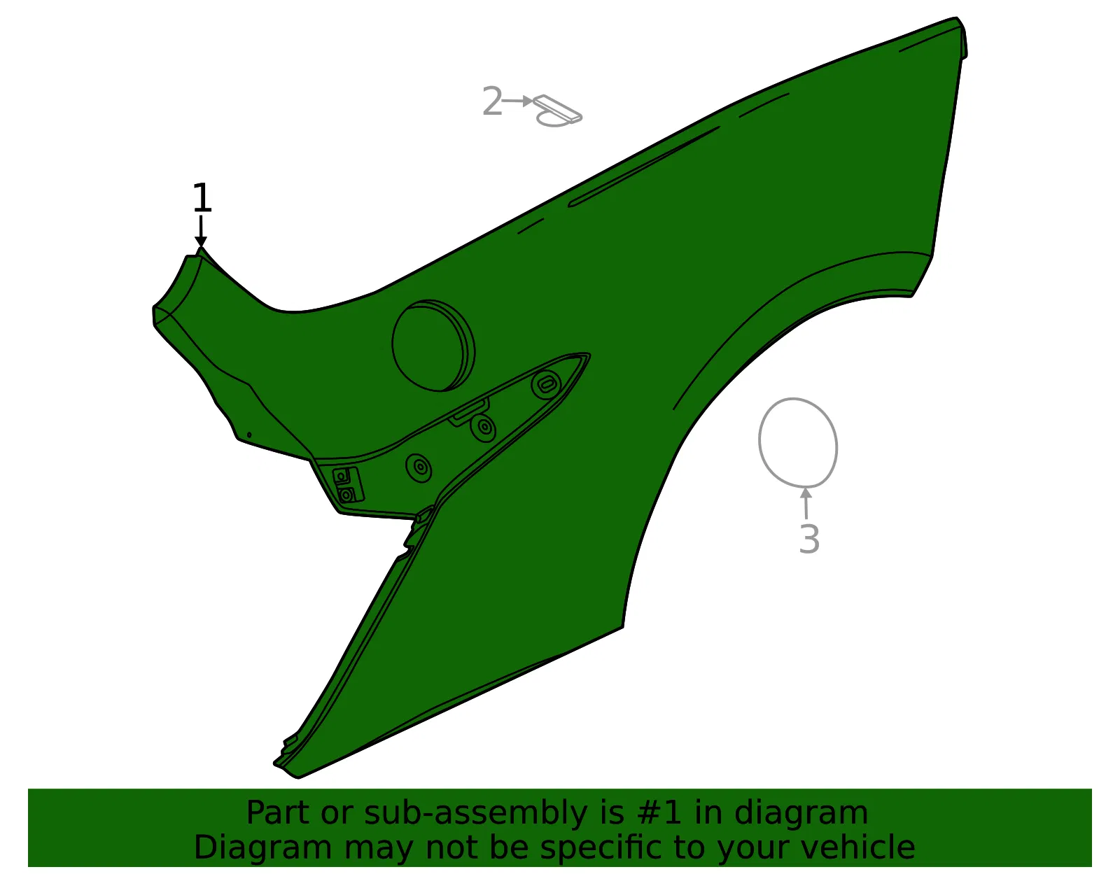 Quarter Panel - GM (85120403) - view 3