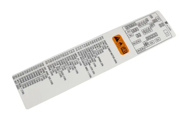Front Label - GM (85131310)