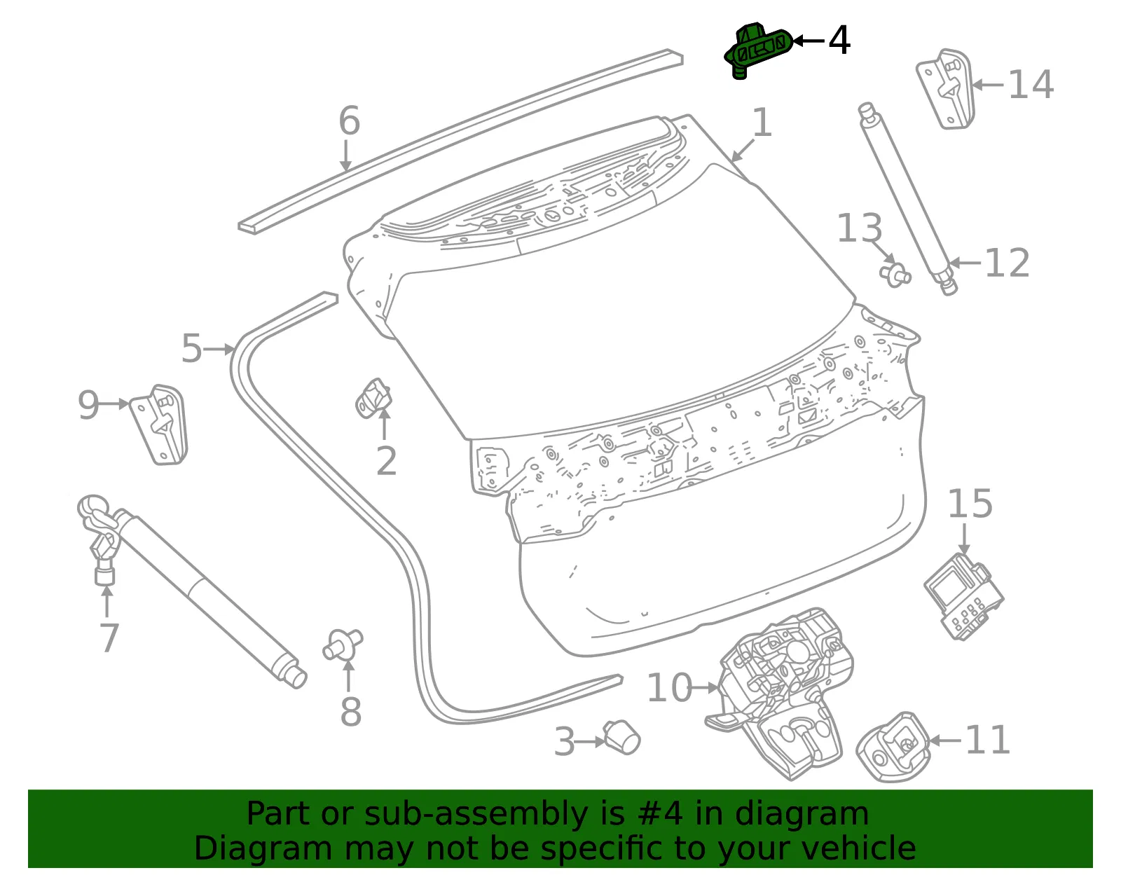Hinge - GM (85136781) - view 3