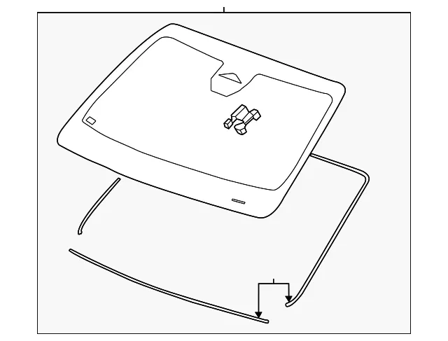 Windshield - GM (85147776) - view 2