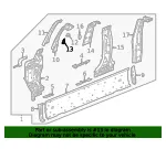 Outer Windshield Pillar Lower Bracket - GM (85149426) - view 6
