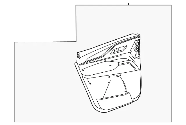 Door Trim Panel - GM (85166122)