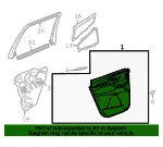 Door Trim Panel - GM (85166122) - view 4