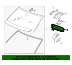 Inside Rearview Mirror - GM (85510311) - view 8