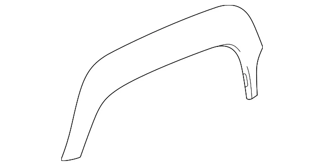 Wheel Opening Molding - GM (85510593) - view 2