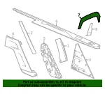 Wheel Opening Molding - GM (85510593) - view 6