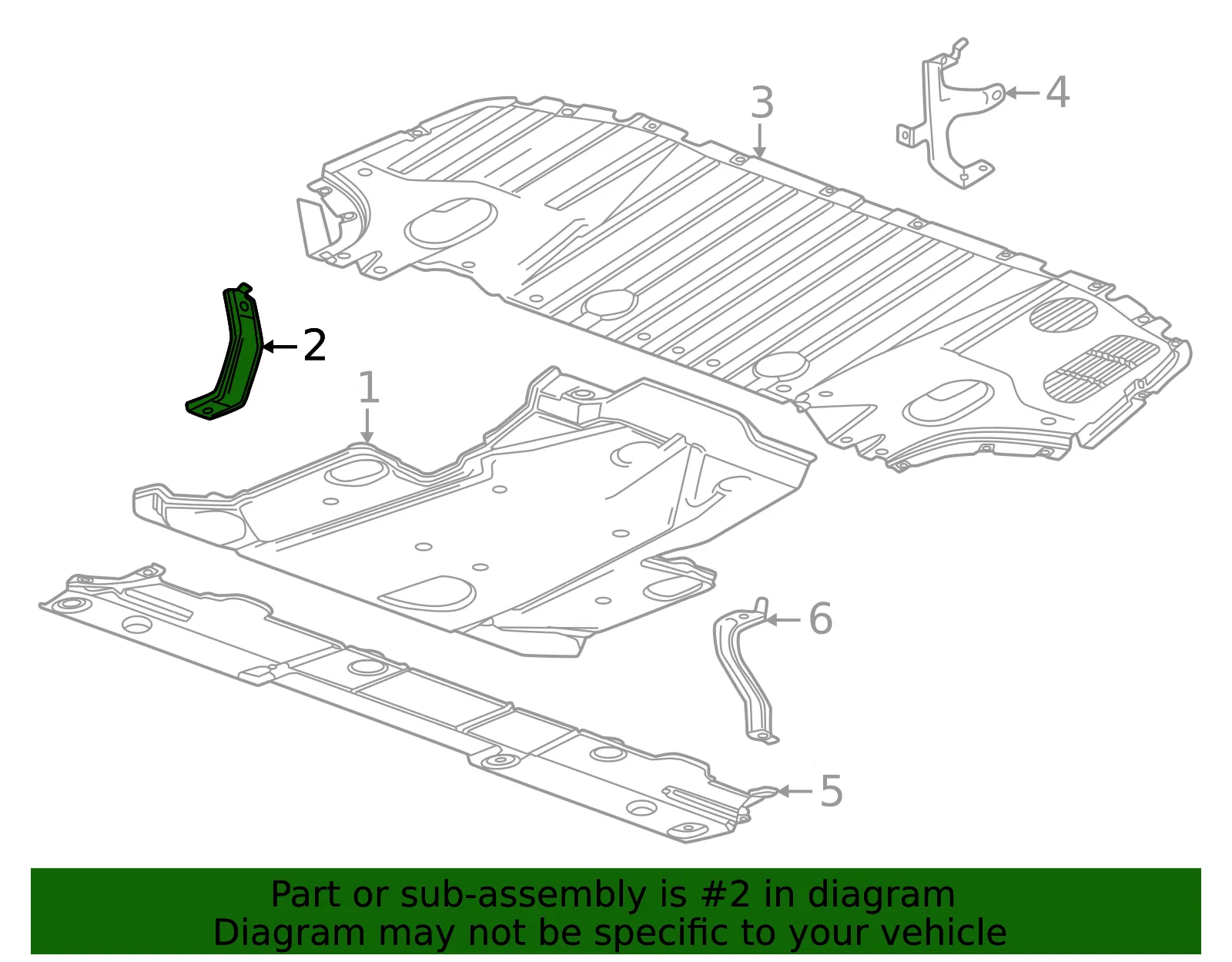 Front Deflector Mount Bracket - GM (85514195) - view 3