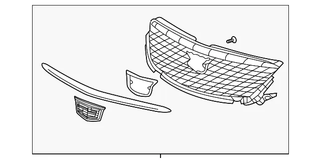 Grille Assembly - GM (85516414)