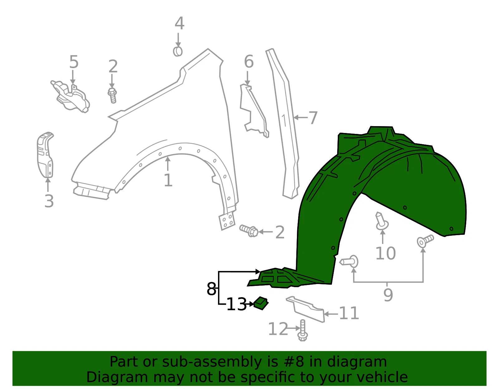 Fender Liner - GM (85517630) - view 4