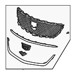 Upper Grille - GM (85519149) - view 5