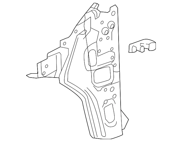 Inner Hinge Pillar - GM (85530799) - view 3