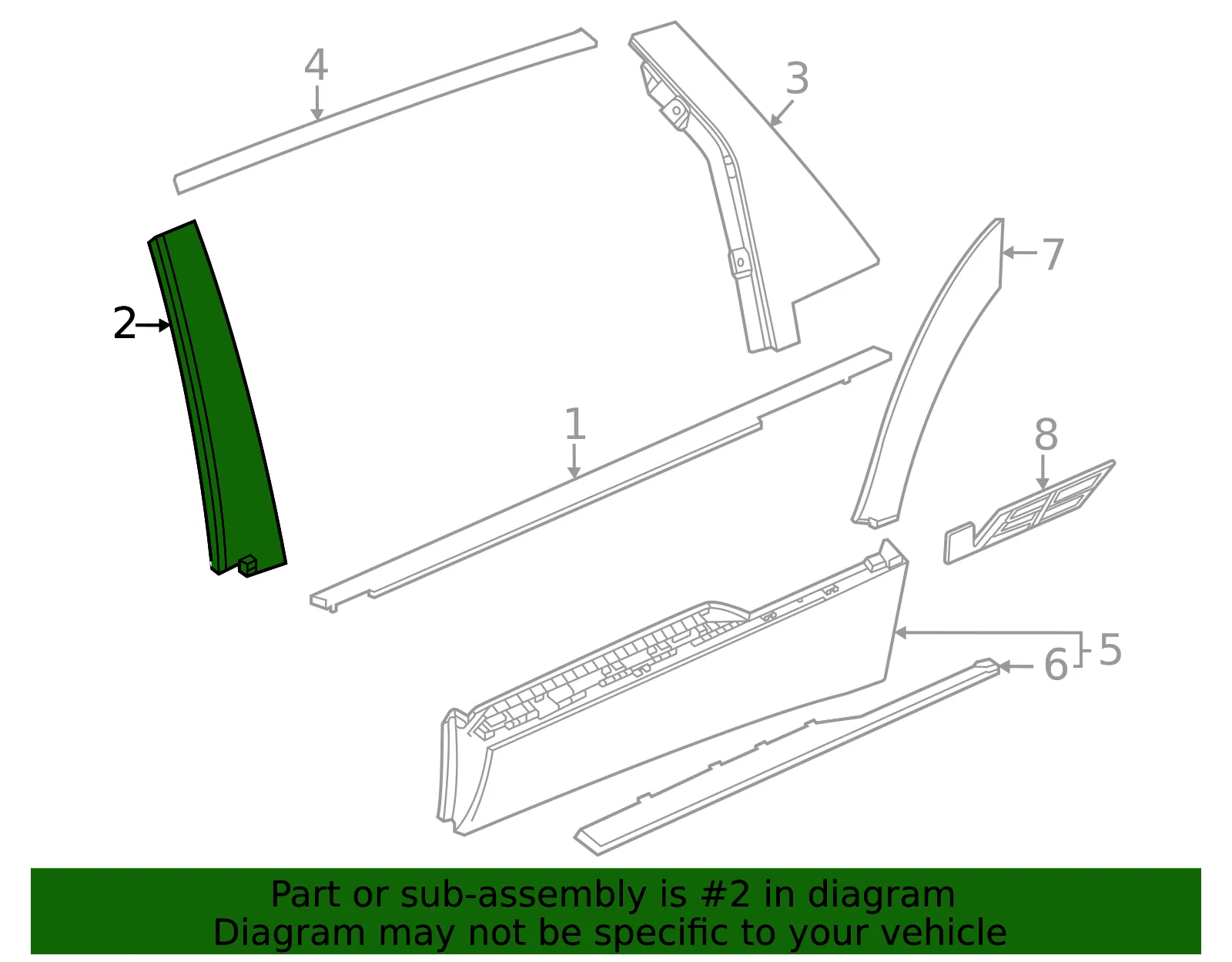 Front Applique - GM (85536031) - view 3