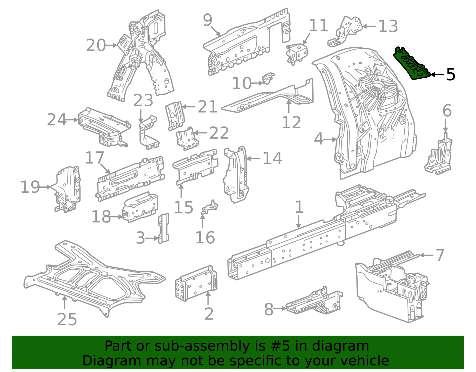 Apron Assembly Extension - GM (85538808) - view 3