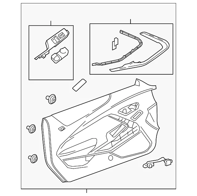 Door Trim Panel - GM (85540899)