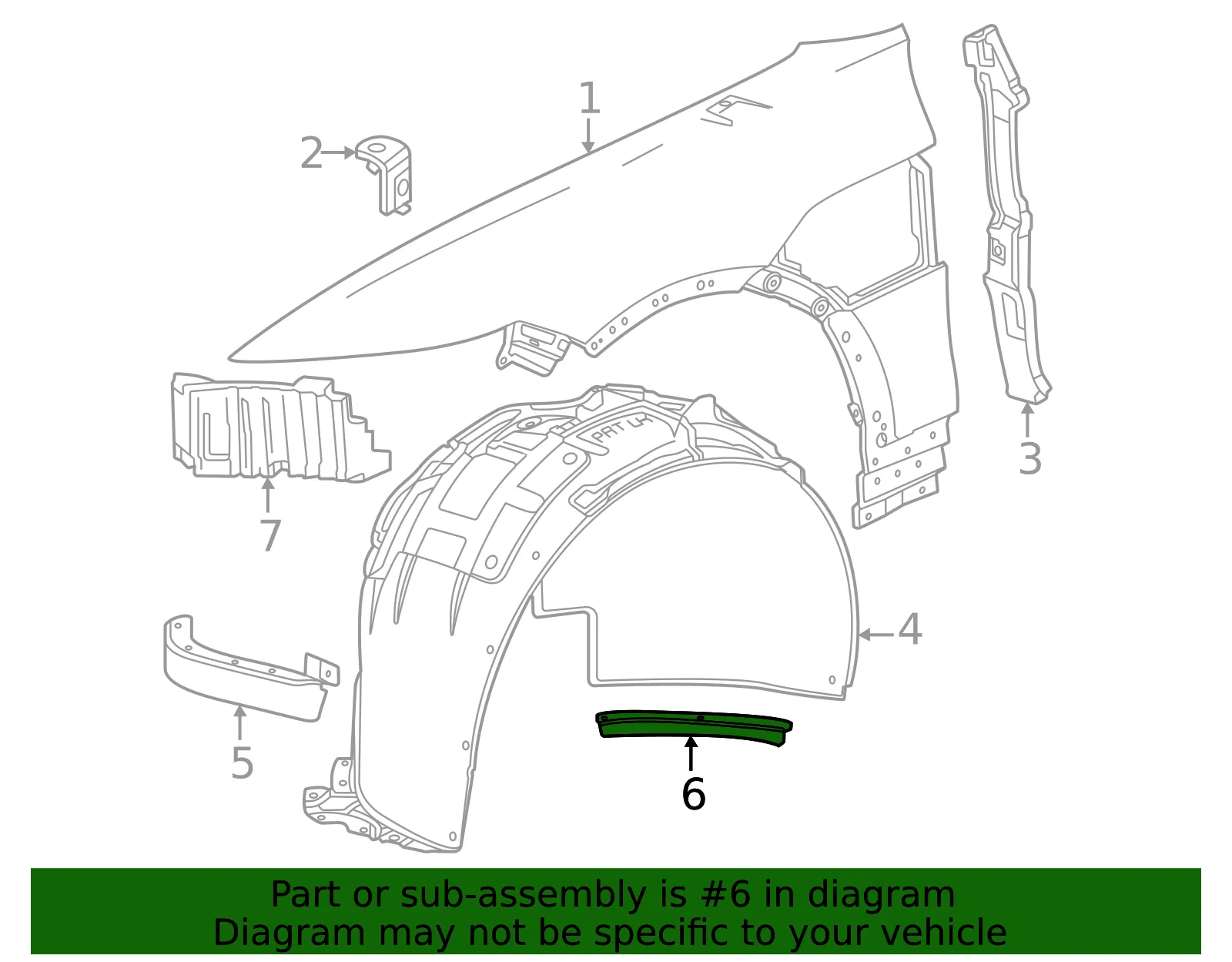 Rear Deflector - GM (85540965) - view 3