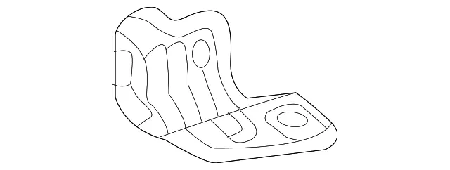 Door Trim Panel Support Bracket - GM (85550461) - view 2