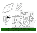 Door Trim Panel Support Bracket - GM (85550461) - view 7
