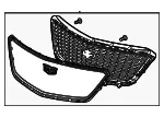 Grille Assembly - GM (85555965) - view 3