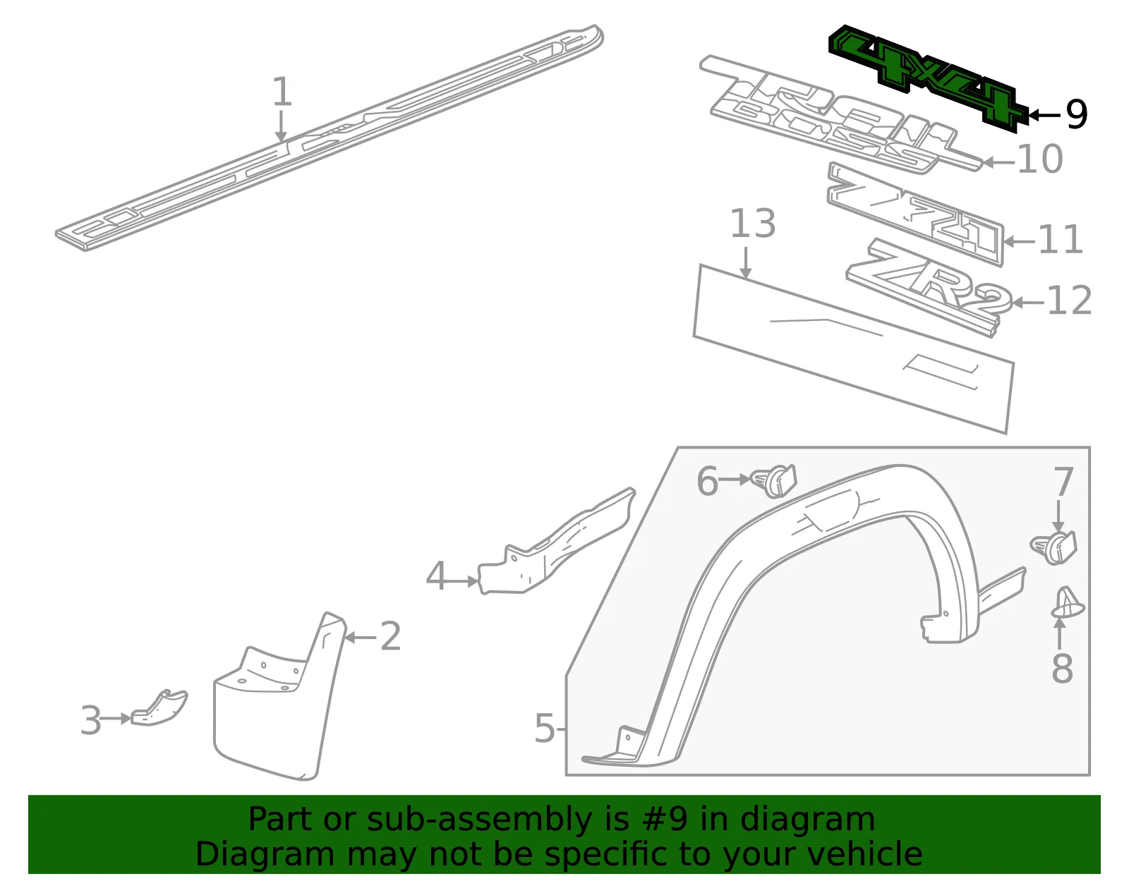Decal - GM (85557227) - view 4