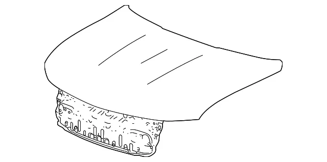 Hood - GM (85559574) - view 2