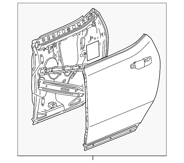 Door Shell - GM (85561064) - view 2