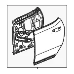 Door Shell - GM (85561064) - view 5