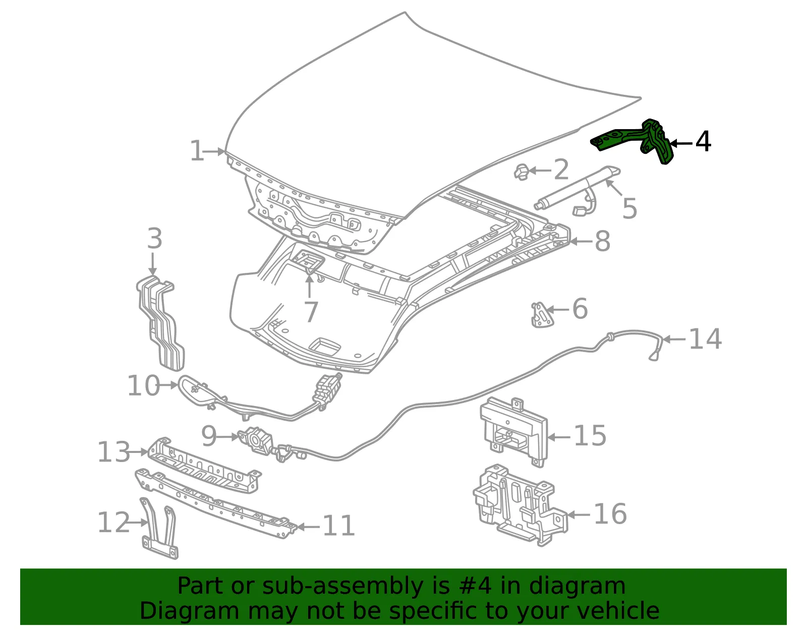 Hinge - GM (85561436) - view 3