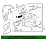Door Trim Panel Support Bracket - GM (85561657) - view 7
