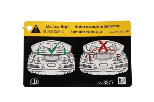 Caution Label - GM (85563377) - view 2