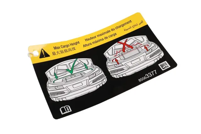 Caution Label - GM (85563377) - view 7