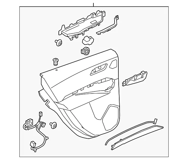Door Trim Panel - GM (85565940) - view 2