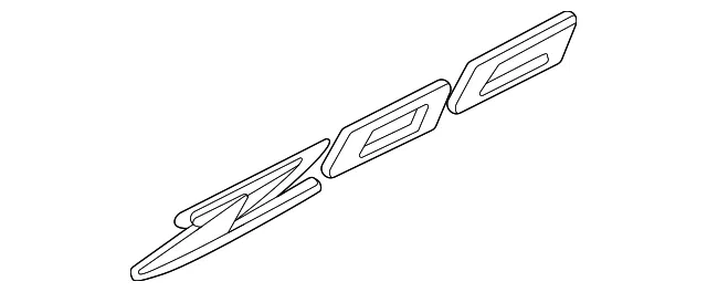 Nameplate - GM (85569810) - view 2