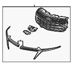 Grille Assembly - GM (85573296) - view 5