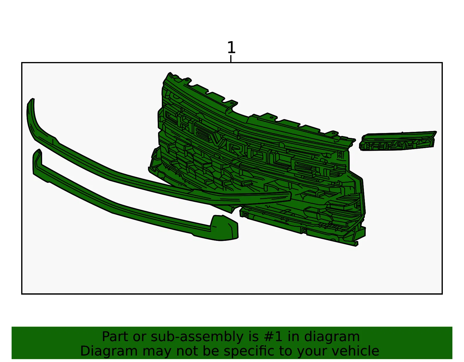 Grille - GM (85573522) - view 3