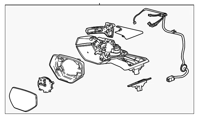 Door Mirror - GM (85573702)