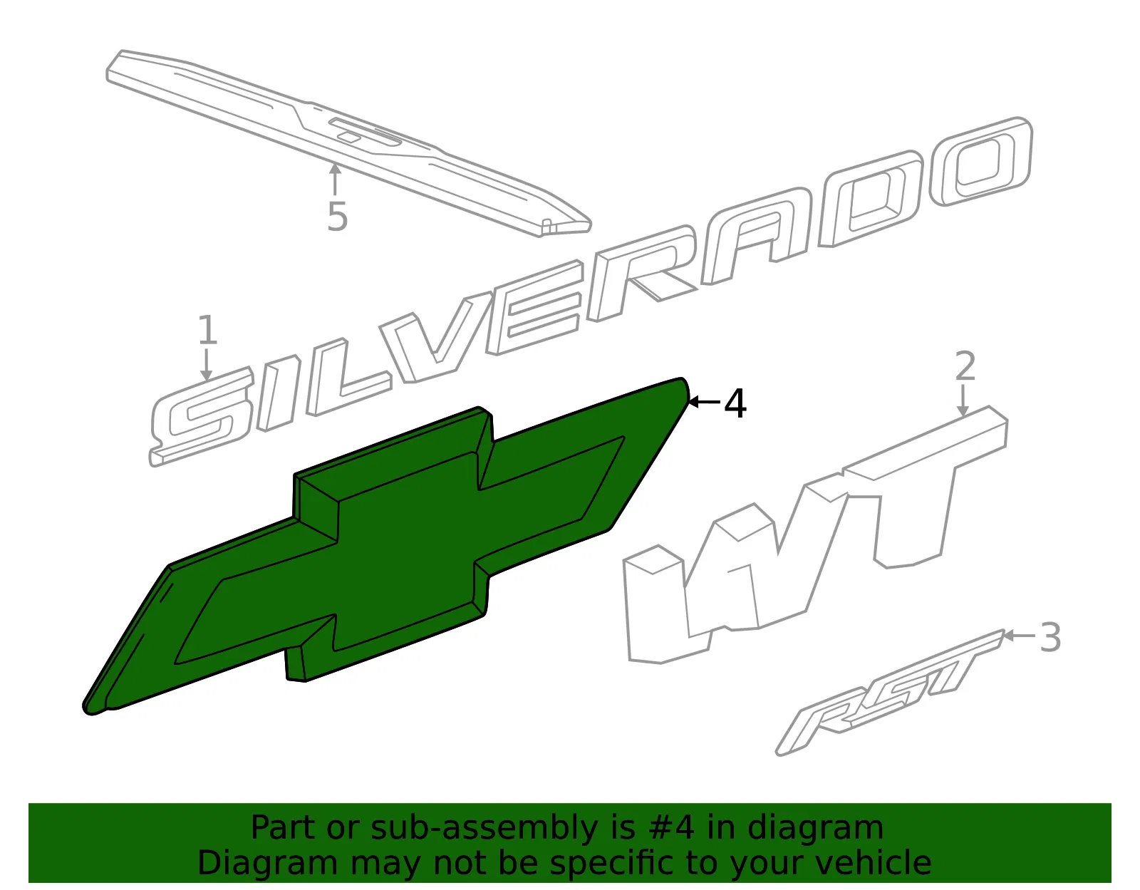 Emblem - GM (85574801) - view 2