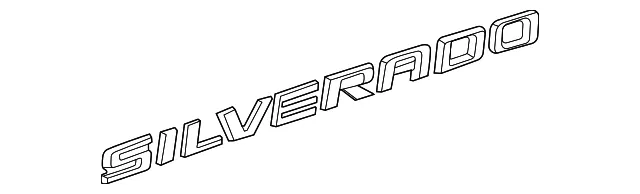 Nameplate - GM (85574802) - view 2