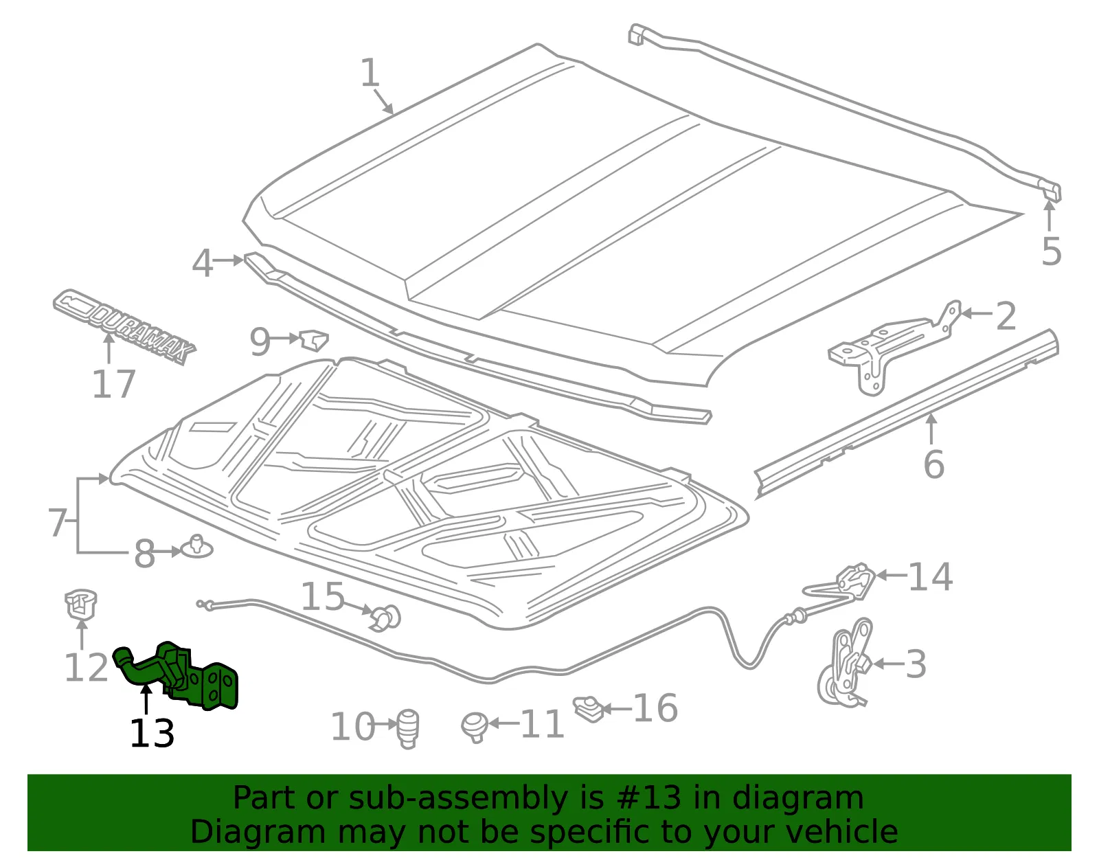 Latch - GM (85574826) - view 5