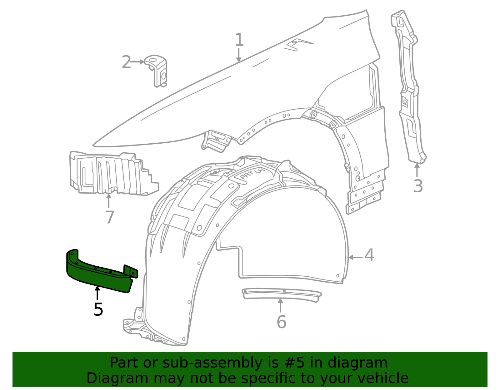 Lower Deflector - GM (85580971) - view 3