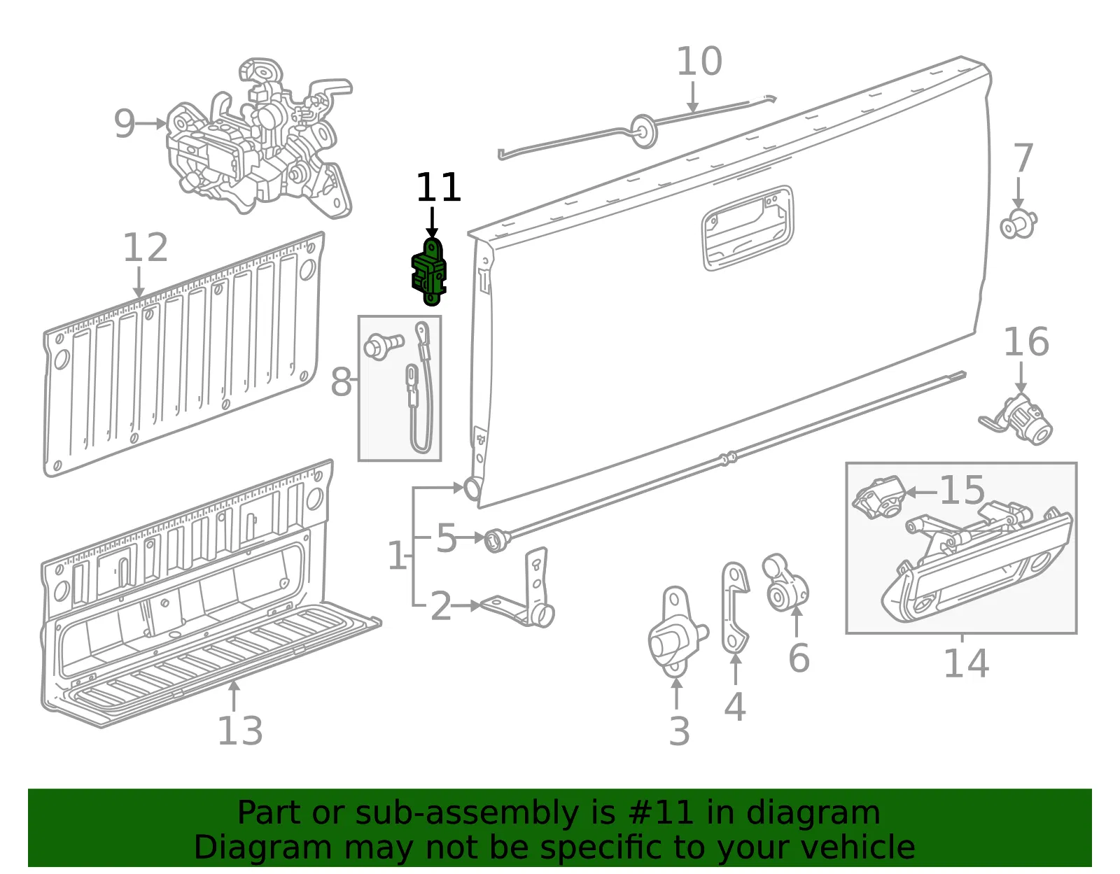 Latch - GM (85585184) - view 3