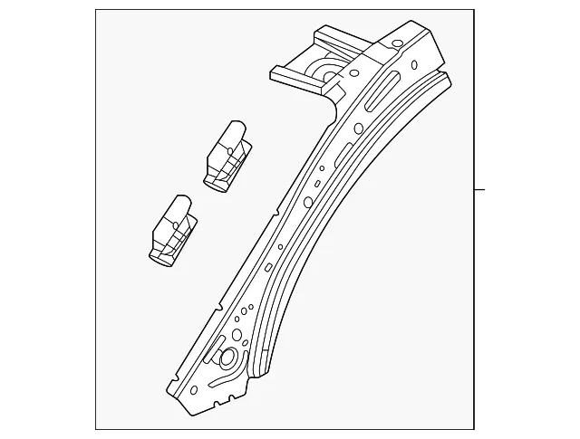 Inner Windshield Pillar - GM (85587799) - view 2