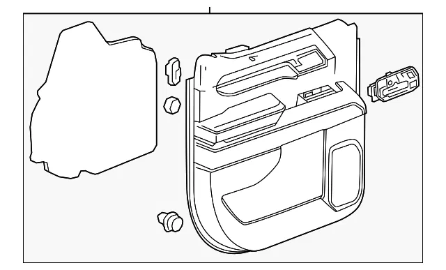Door Trim Panel - GM (85587928)