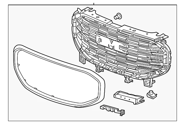 Grille - GM (85590294) - view 2
