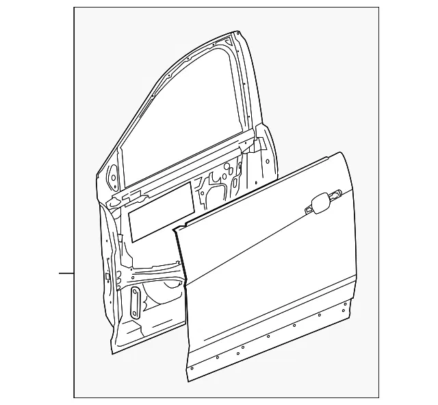 Door Shell - GM (85590663) - view 3