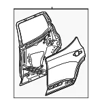 Door Shell - GM (85590665) - view 6
