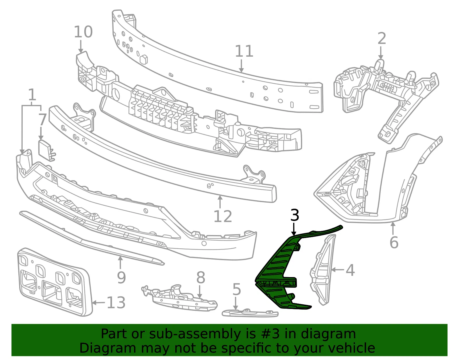 Trim Molding - GM (85593621) - view 3