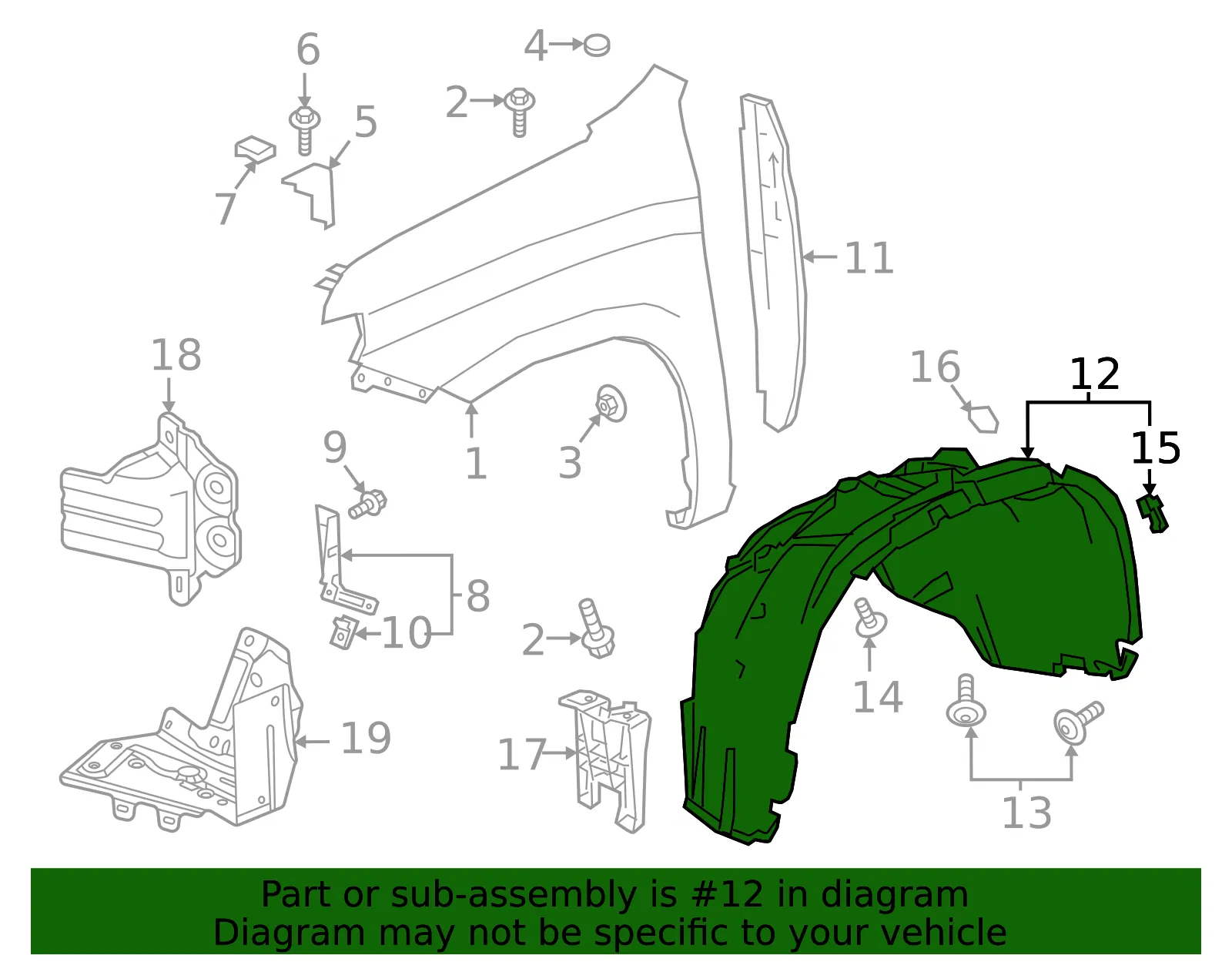 Fender Liner - GM (85594208) - view 3